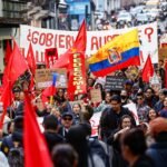 Estudiantes se movilizaron en Quito en contra de la eliminación del subsidio al diésel