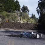 Bloqueos viales en Imbabura este martes, 21 de octubre