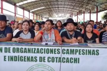 Comuneros de Cotacachi desconocen pronunciamiento de la Conaie y anuncian marcha de resistencia