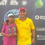 Tenista Angely Rivadeneira inicia la temporada con doble título nacional