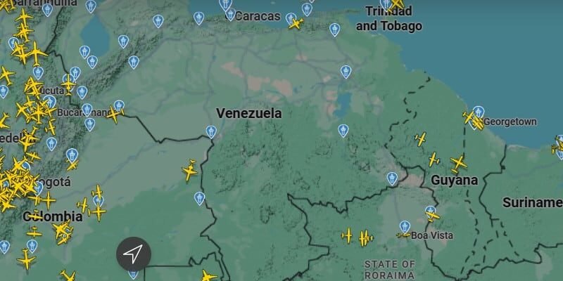 El espacio aéreo venezolano está cerrado por operación de Estados Unidos