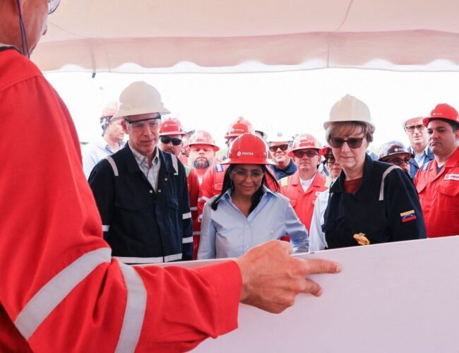 Delcy Rodríguez dice sentirse ‘muy contenta’ por la cooperación entre Venezuela y EE. UU.