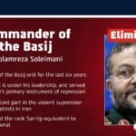 Guardia iraní confirma muerte de Gholamreza Soleimani por bombardeos