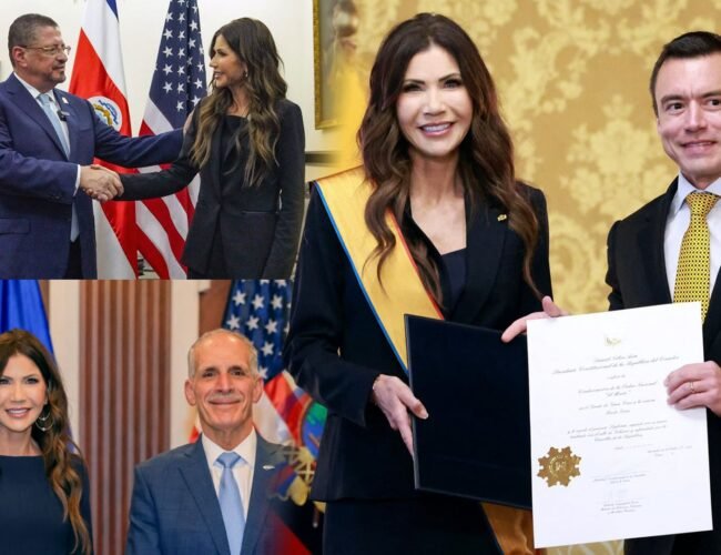 Ecuador, Costa Rica, Guyana y Honduras: la gira de Kristi Noem que empieza a dar forma al Escudo de las Américas