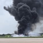 Avión ejecutivo se estrella cuando intentaba aterrizar de emergencia en República Dominicana