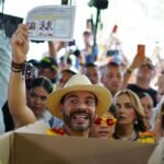 El ultraderechista De la Espriella votó en Barranquilla confiado en ganar la Presidencia