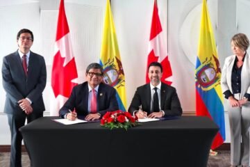 Ecuador y Canadá firmaron el acuerdo comercial