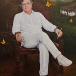 Gustavo Petro presenta el retrato suyo que estará en la galería de expresidentes de Colombia