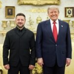 Donald Trump y Volodimir Zelenski dialogan sobre la fabricación en Ucrania de sistema de misiles Patriot