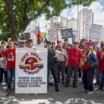Chavistas rechazan presencia de EE. UU. en Venezuela y exigen liberación de Nicolás Maduro