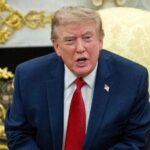 “Cállate”: Trump arremete contra periodista tras ser cuestionado por su relación con una asistente