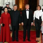 Donald y Melania Trump reciben a Xi Jinping y Peng Liyuan en la Casa Blanca para una cena de Estado